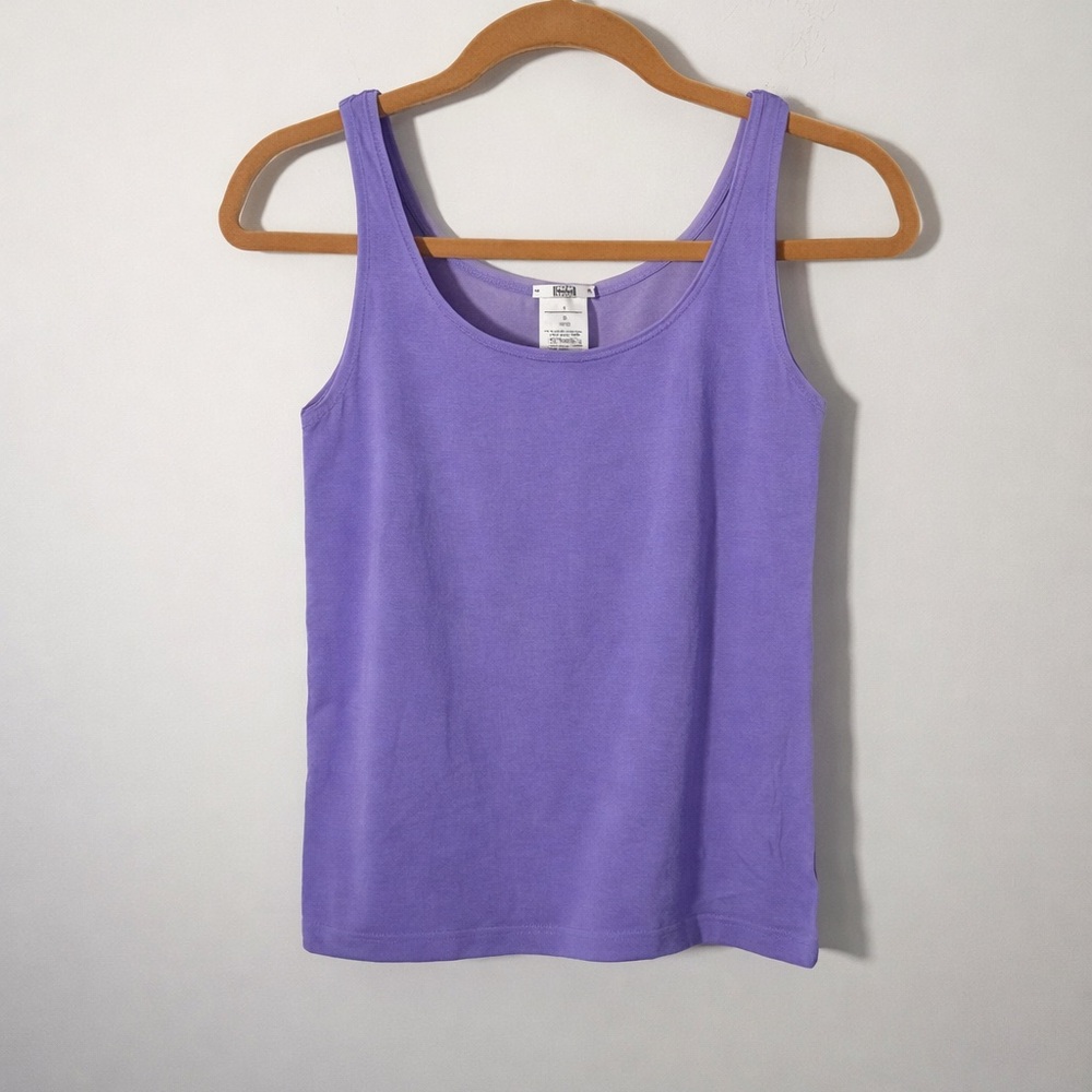 Wolford Purple Women's Shimmery Tank Top - Picture 2 of 6